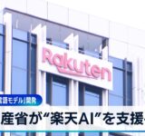 【独自】経産省が“楽天AI”を支援へ　次世代型「大規模言語モデル」開発【WBS】