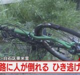 「車が現場にいない」　道路に人が倒れる…病院搬送　ひき逃げ事件か　札幌・白石区